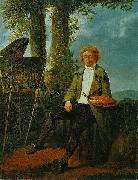 Jacques Sablet Portrait du peintre Conrad Gessner dans la campagne romaine Sweden oil painting artist